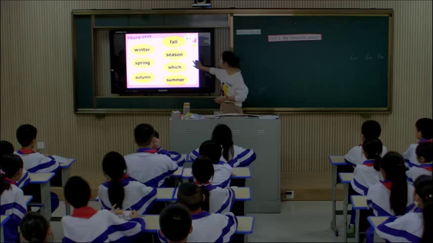2.人教（PEP)英语（吴欣主编）五下《Words in each unit》江西省省级优课