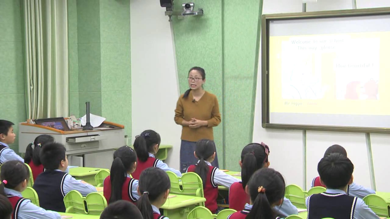 1.人教（PEP)英语（吴欣主编）四下《Unit 1　My School - part C》国家级优质课