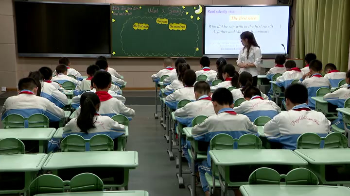 1.人教PEP英语六下《Unit 4 Then and now - part B》国家级优质课