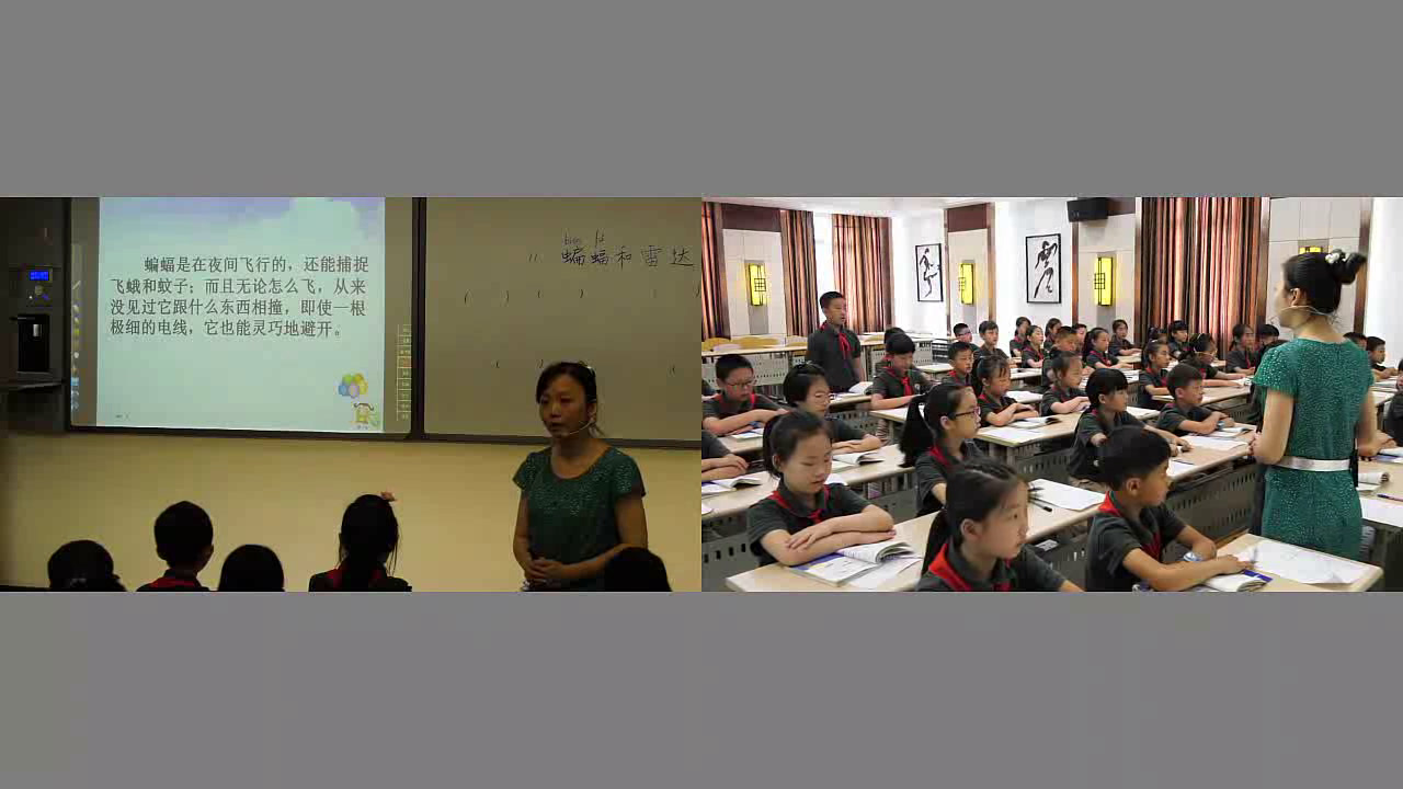 2.人教版语文四下《11　蝙蝠和雷达》重庆市省级优课