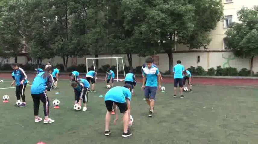 1.人教版体育九年级《脚内侧拨球》四川省省级优课