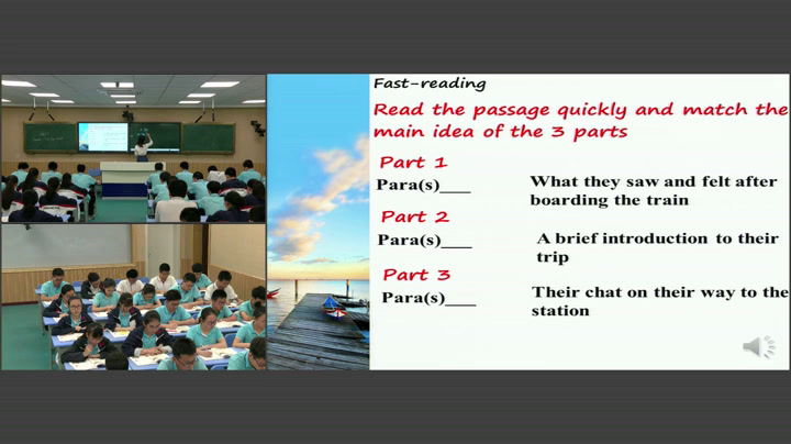 2.人教版英语必修3 Unit 5 《Warming up、Pre-readin…》国家级优质课