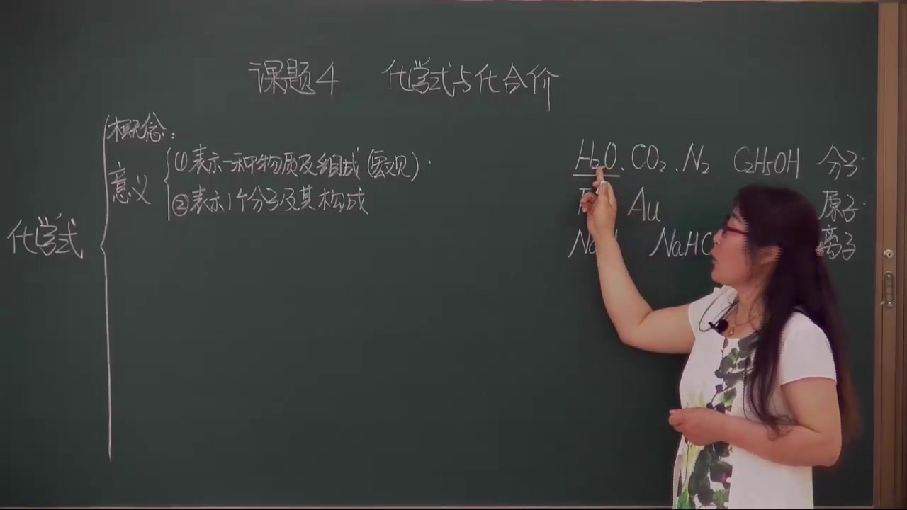 1.人教版化学九上《课题4　化学式与化合价》吉林省省级优课