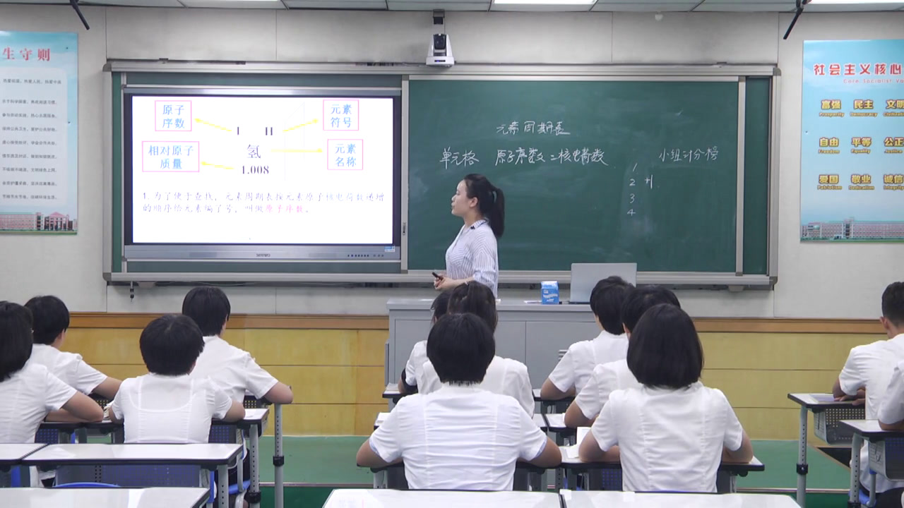 1.人教版化学九上《元素周期表》国家级优质课