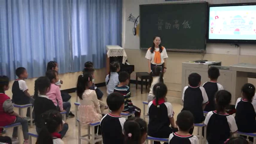 1.人音版音乐（吴斌主编）一下《音的高低》四川省市一等奖