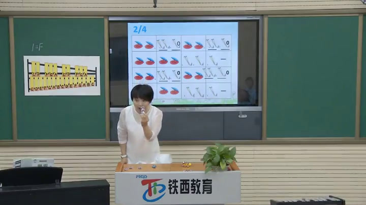 1.人音版音乐（吴斌主编）一下《时间像小马车》全国一等奖