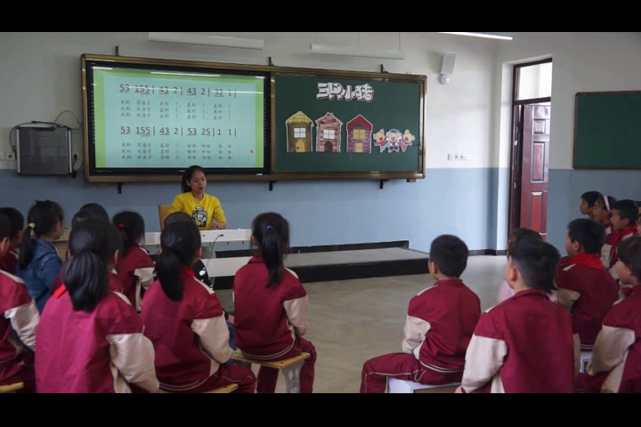2.人音版音乐（吴斌主编）二下《三只小猪》全国一等奖