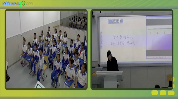 1.人音版音乐（吴斌主编）二下《小节小节线终止线》吉林省市一等奖