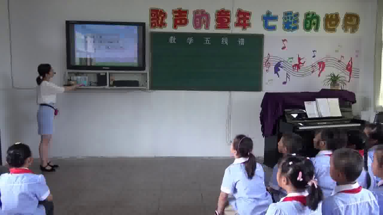 2.人音版音乐（吴斌主编）三下《天蓝水清家乡美》安徽省县一等奖