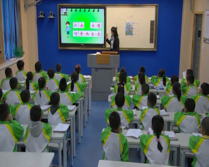 人教部编版语文一上《3江南》陕西马老师-省一等奖
