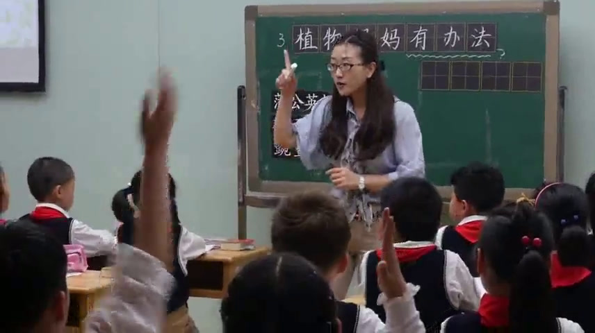人教部编版语文二上《3植物妈妈有办法》江苏戴老师-全国一等奖