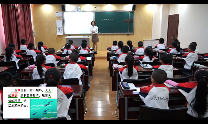 人教部编版语文二上《1小蝌蚪找妈妈》山西郭老师-全国一等奖