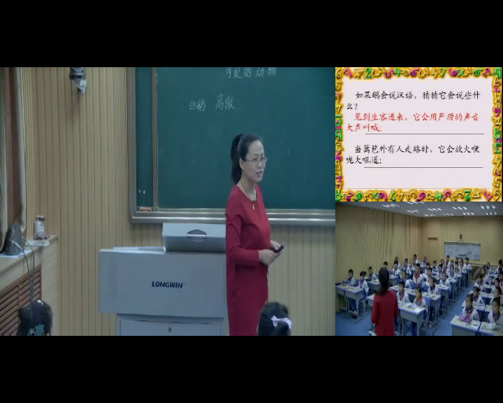 人教版语文四上《13　白鹅》吉林马老师-全国一等奖