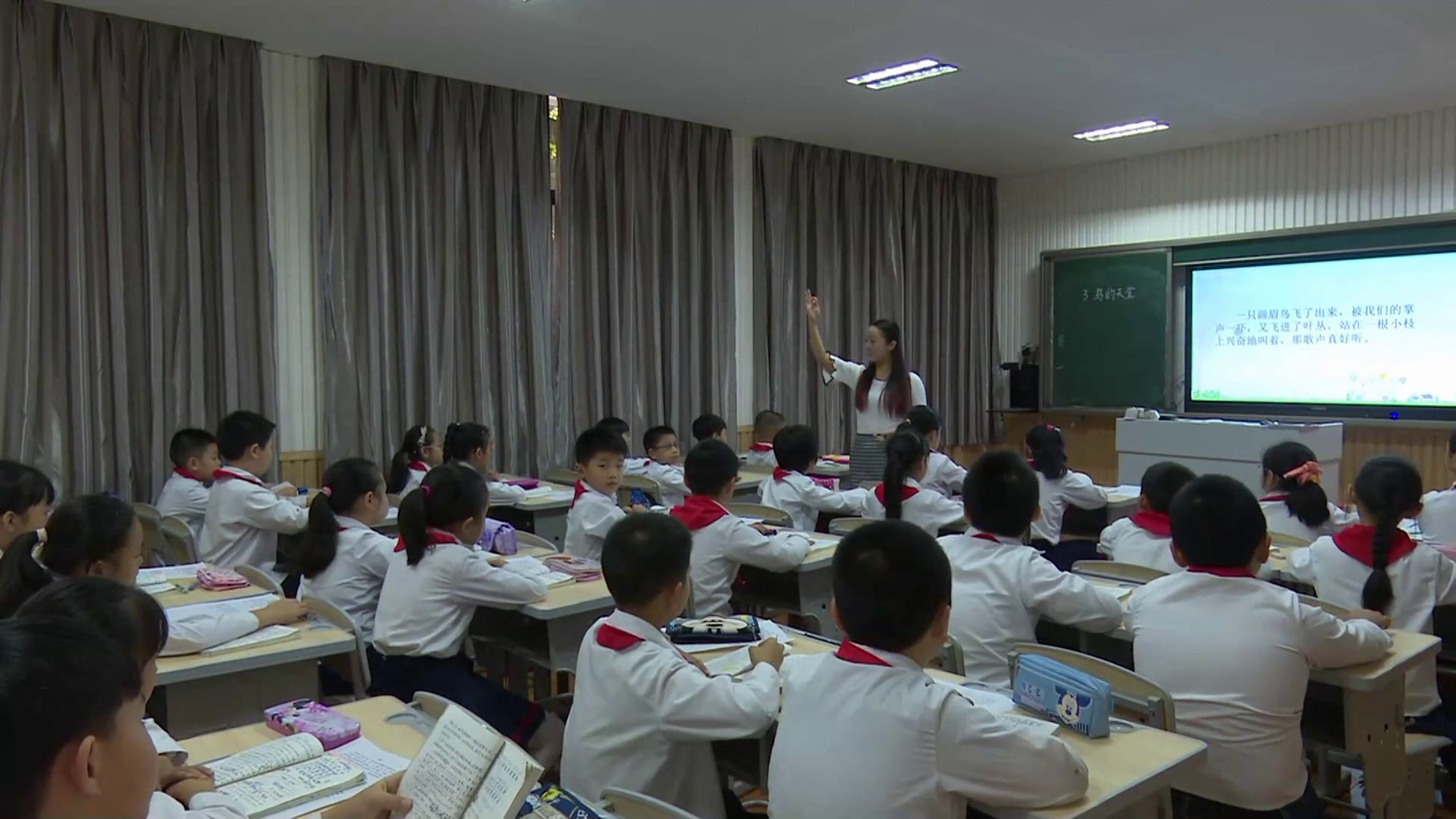 人教版语文四上《3　鸟的天堂》重庆徐老师-省一等奖