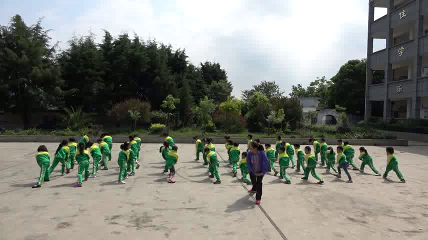2.人教2011版体育与健康一至二年级《5.顶物走与游戏》贵州省市一等奖
