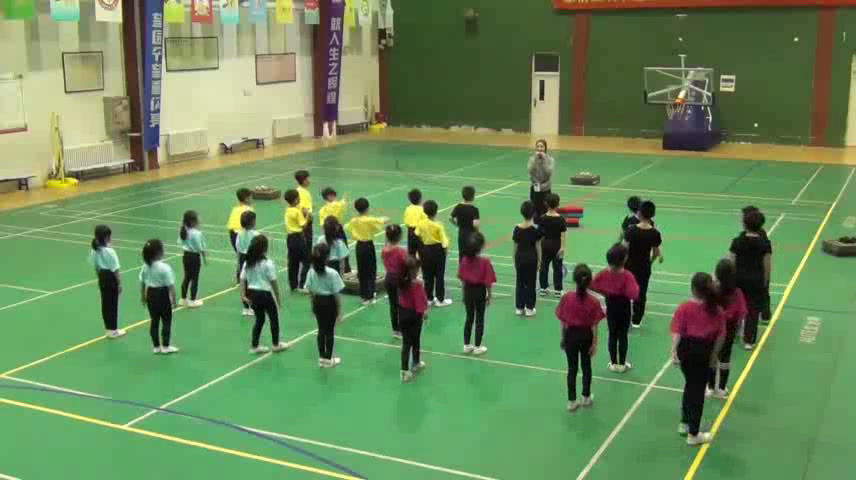 2.人教2011版体育与健康一至二年级《4.拍手操第四～六节》辽宁省市一等奖