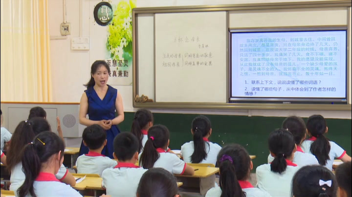 人教版语文六上《6　怀念母亲》湖北刘老师-省一等奖