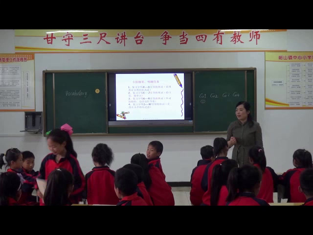 人教PEP版英语四上《Vocabulary》湖北老师-县级优课