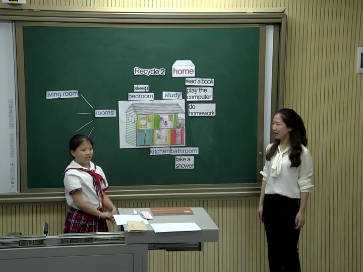 人教PEP版英语四上《Recycle 2》重庆张老师-省一等奖