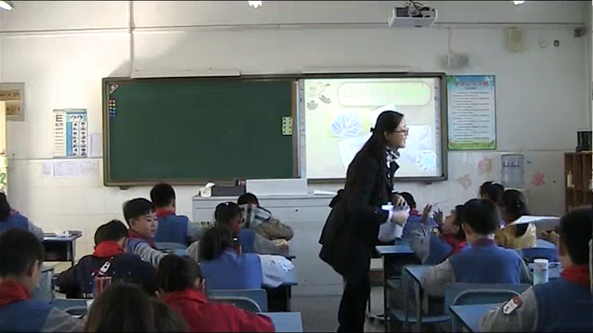 人美2011版美术三上《拓印树叶真有趣》安徽姜老师-市一等奖