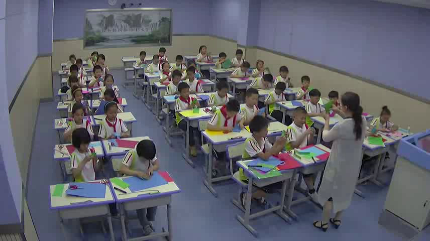 人美2011版美术三上《闹花灯》安徽闫老师-市一等奖