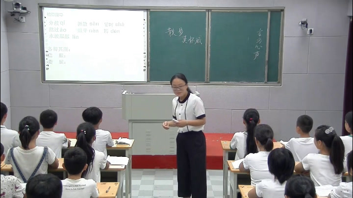 人教版初中语文七上《6散步》河南高老师-全国一等奖