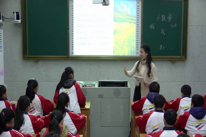 人教版初中语文七上《6散步》湖南刘老师-省一等奖