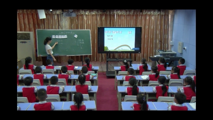 人教版数学一上《6和7的加减法》广西韦老师-全国一等奖