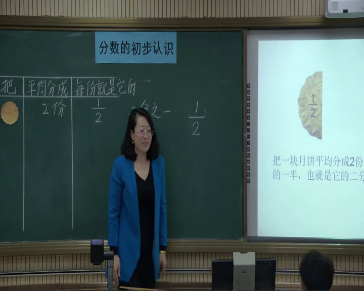 人教版数学三上《认识几分之一》内蒙马老师-全国一等奖