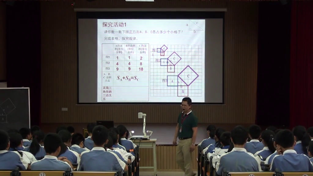 北师大版数学八上《探索勾股定理》广东周老师-省一等奖