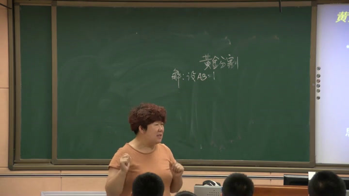 北师大版数学九上《黄金分割》内蒙老师-市一等奖