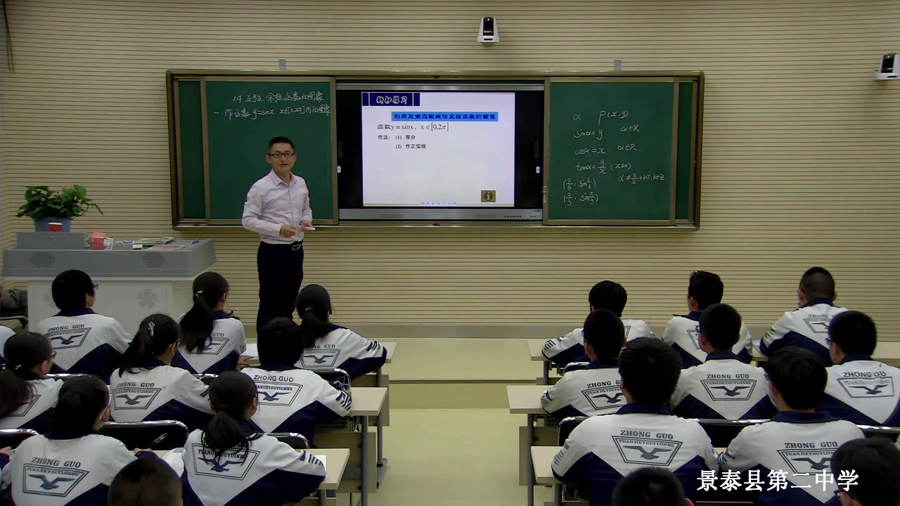 人教A版数学必修4《1.4.1正弦函数、余弦函数的图象》甘肃刘老师-全国一等奖