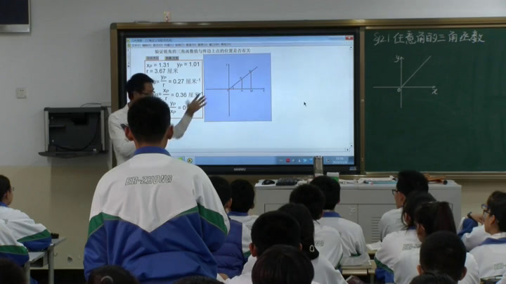 人教A版数学必修4《1.2.1任意角的三角函数》宁夏刘老师-全国一等奖