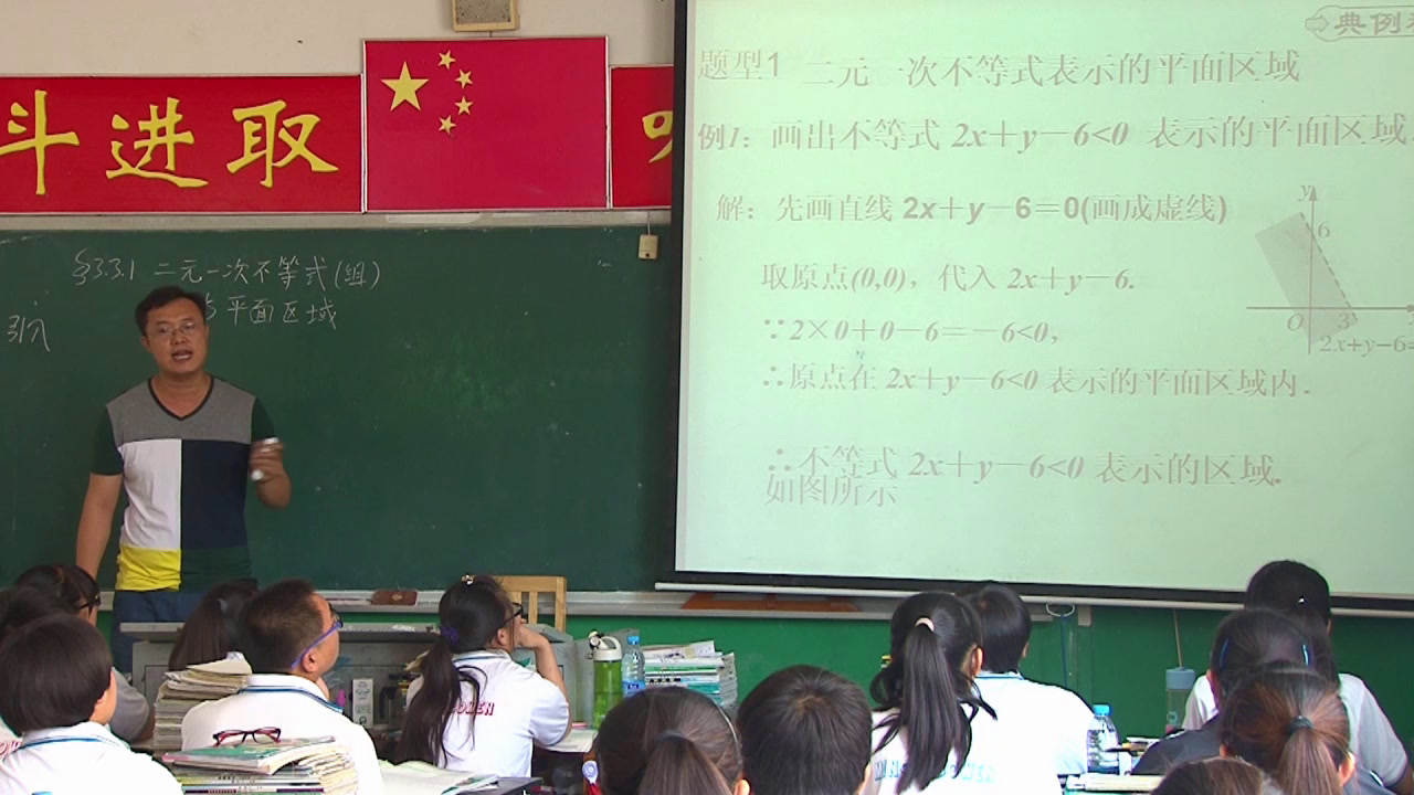人教A版数学必修5《3.3二元一次不等，》河北老师-市一等奖