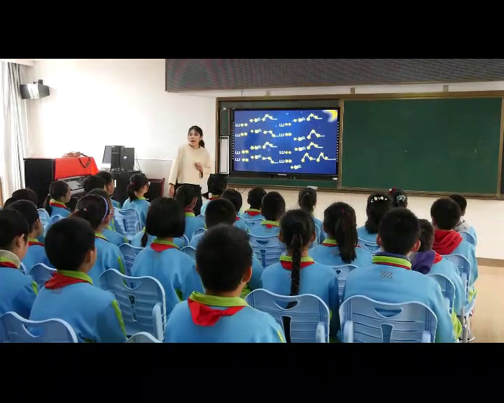 人音版音乐六上《演唱月亮姐姐快下来》山东薛老师-市一等奖