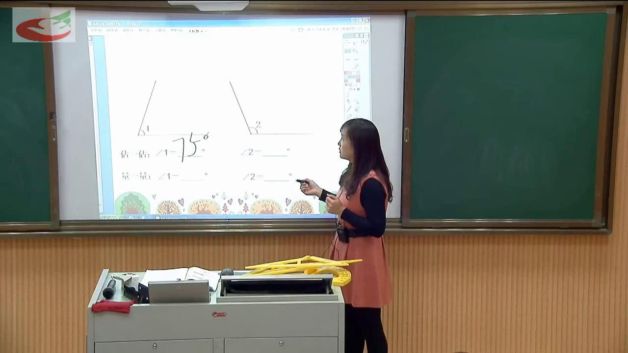 北师大版数学四上《角的度量（二）》黑龙江解老师-全国一等奖