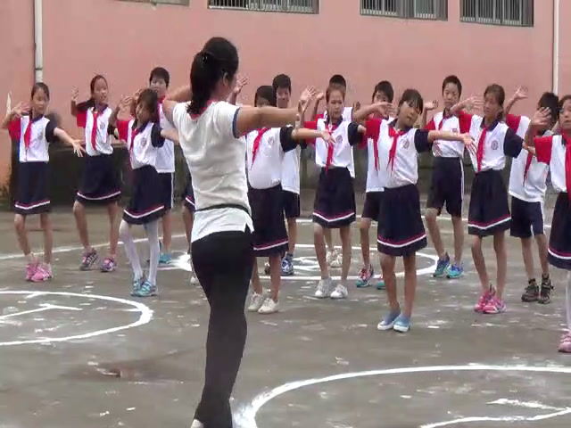 人教2011版体育与健康三至四年级《2.组合二》江西舒老师-市一等奖