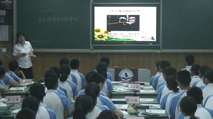人教版道德与法治八下《公平正义的守护》河南姚老师-省一等奖