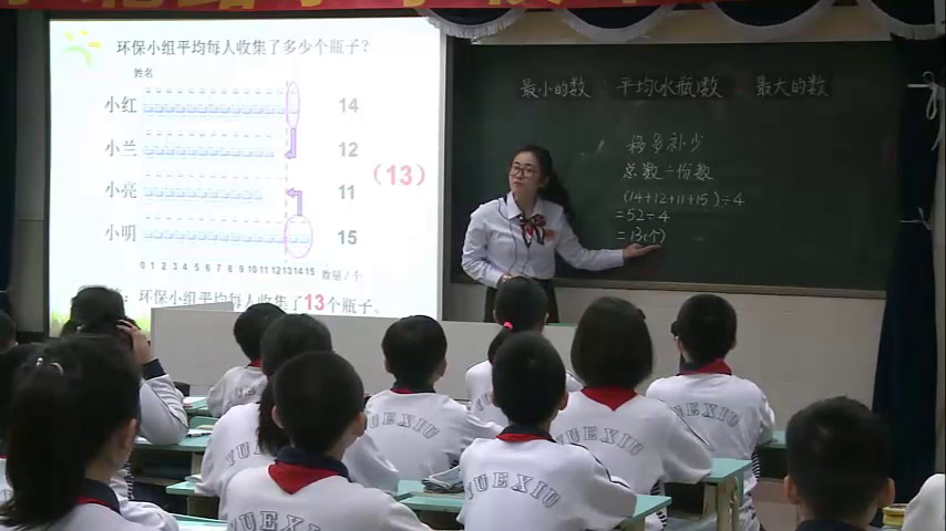 苏教版数学四上《5、平均数练习》广东陈老师-省一等奖