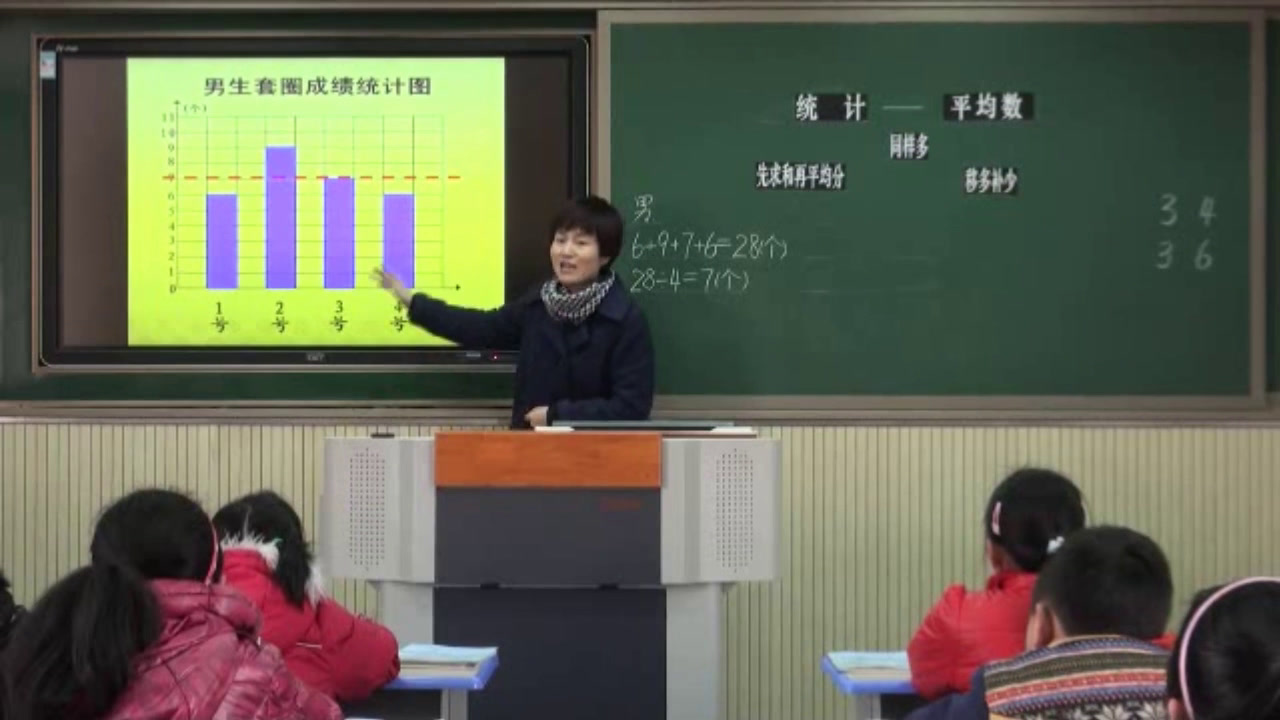 苏教版数学四上《4、平均数》江苏过老师-市一等奖