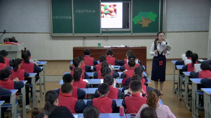 部编版语文三上《我爱故乡的杨梅》贵州老师-县级优课