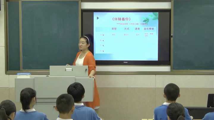 人音版音乐七下《伴随着你》四川刘老师-省一等奖