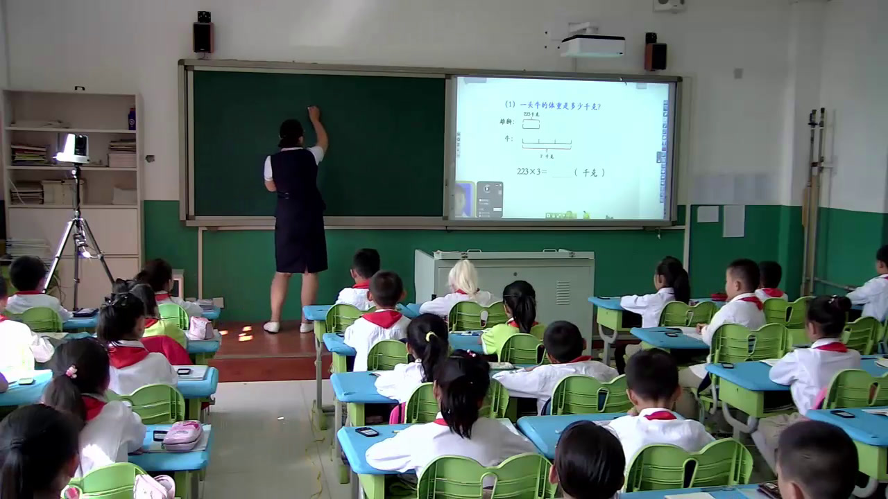 冀教版数学三上《三位数乘一位数》河北冯老师-县级优课