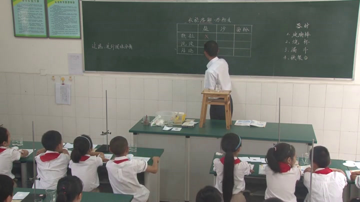 教科版科学四上《水能溶解一些物质》四川欧老师-省一等奖