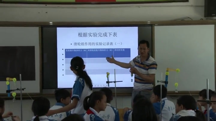 教科版科学六上《6.滑轮组》四川杨老师-省一等奖