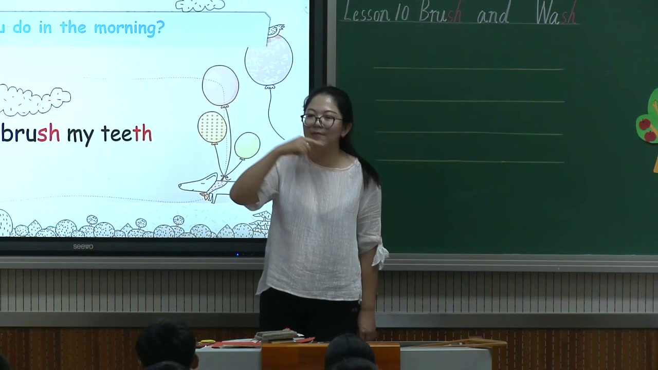 冀教版英语四上《Lesson10BrushandWash》河北李老师-市一等奖