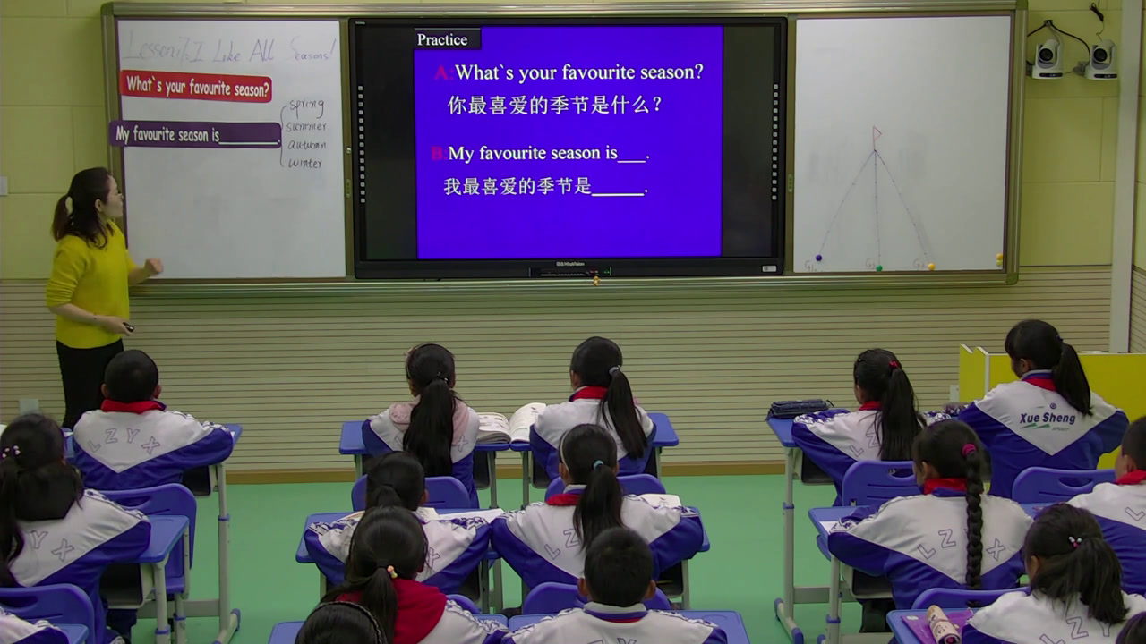 冀教版英语六上《Lesson17ILikeAllSeasons》西藏格老师-省一等奖