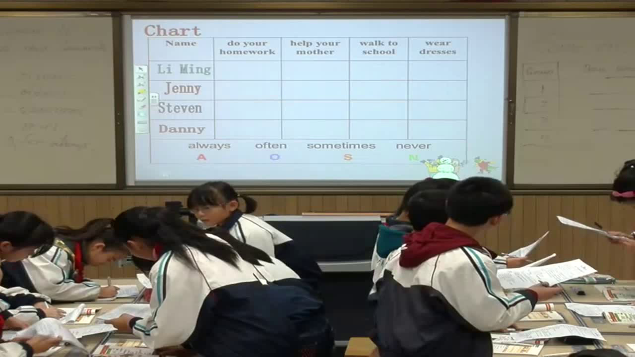 冀教版英语六上《Lesson11AlwaysDoYourHomework》陕西李老师-县级优课