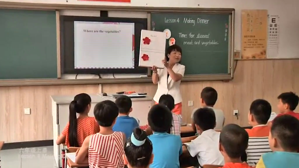 冀教版英语六上《Lesson4MakingDinner》河北赵老师-市一等奖