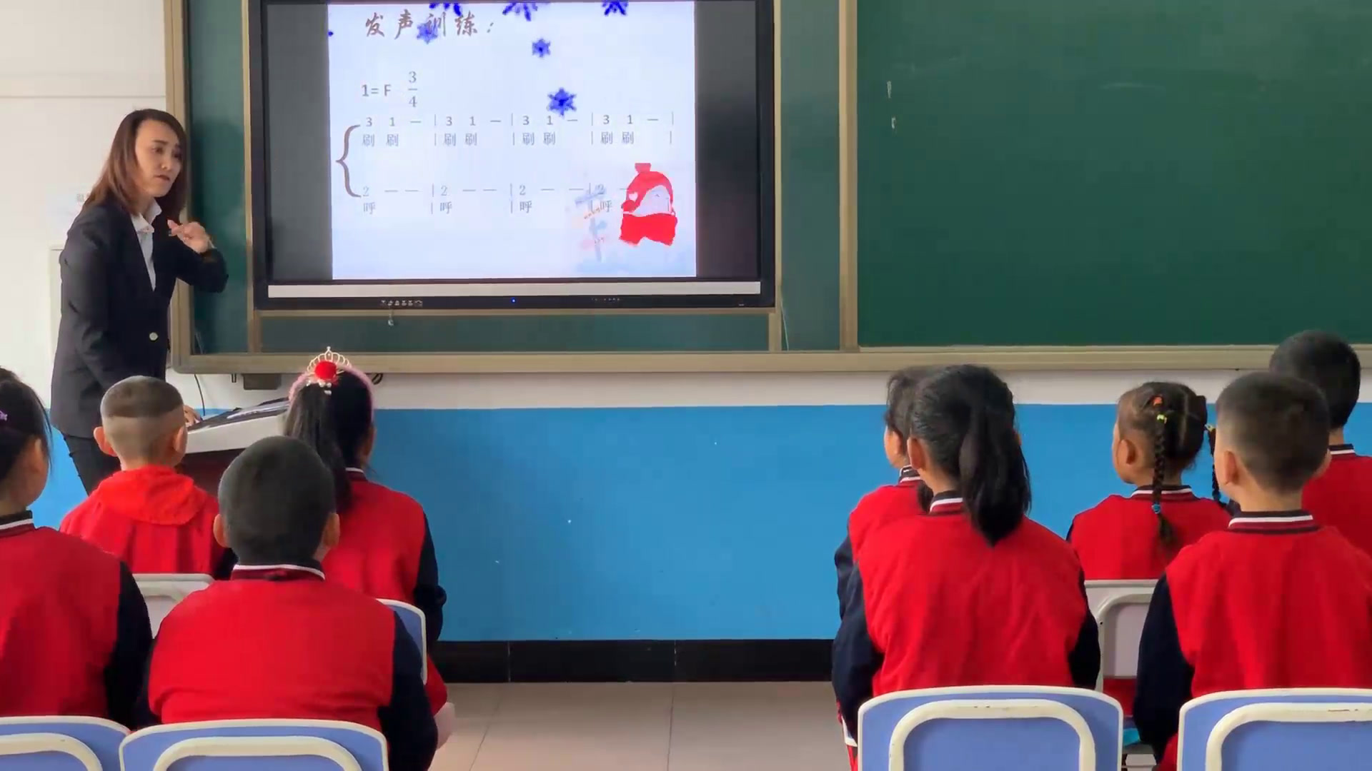 湘文艺版本音乐二上《（演唱）欢乐的小雪花》吉林尹老师-市一等奖